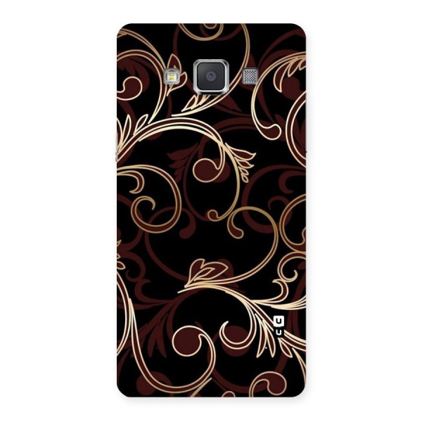 Golden Maroon Beauty Back Case for Galaxy Grand 3