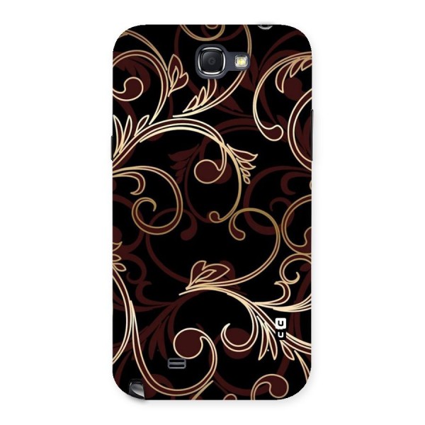 Golden Maroon Beauty Back Case for Galaxy Note 2