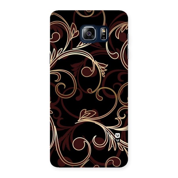 Golden Maroon Beauty Back Case for Galaxy Note 5