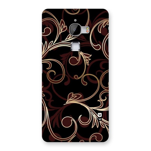Golden Maroon Beauty Back Case for LeTv Le Max