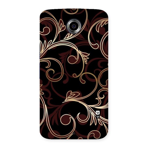 Golden Maroon Beauty Back Case for Nexsus 6