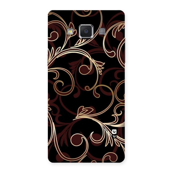 Golden Maroon Beauty Back Case for Samsung Galaxy A5