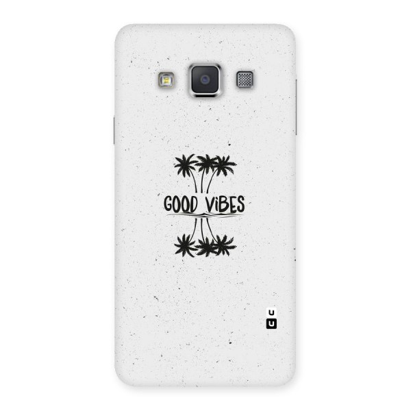 Good Vibes Rugged Back Case for Galaxy A3
