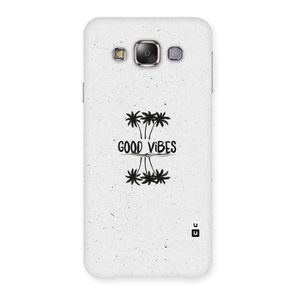Good Vibes Rugged Back Case for Galaxy E7