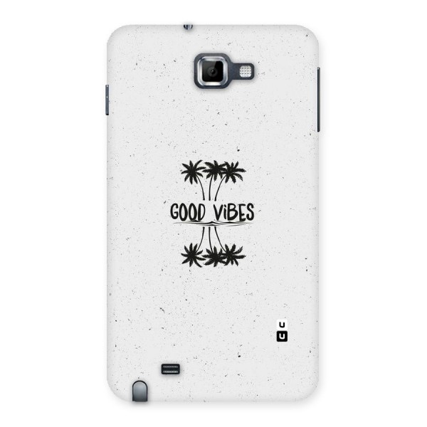 Good Vibes Rugged Back Case for Galaxy Note
