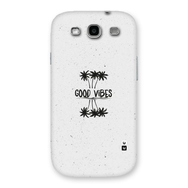 Good Vibes Rugged Back Case for Galaxy S3