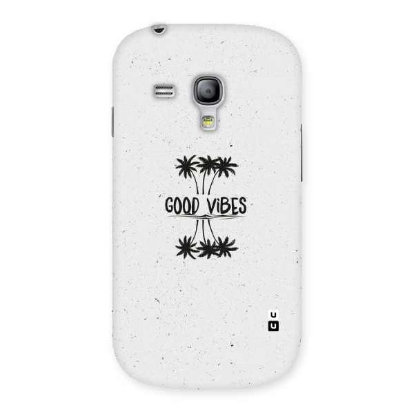 Good Vibes Rugged Back Case for Galaxy S3 Mini