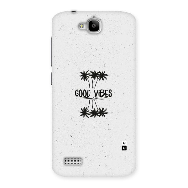 Good Vibes Rugged Back Case for Honor Holly