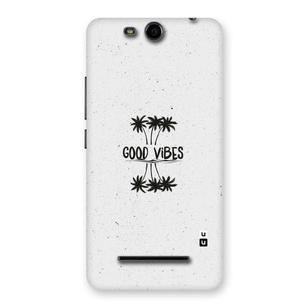 Good Vibes Rugged Back Case for Micromax Canvas Juice 3 Q392