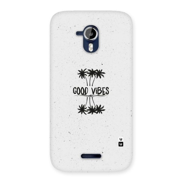 Good Vibes Rugged Back Case for Micromax Canvas Magnus A117
