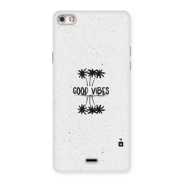 Good Vibes Rugged Back Case for Micromax Canvas Silver 5