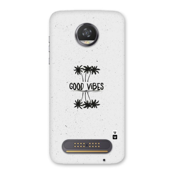 Good Vibes Rugged Back Case for Moto Z2 Play