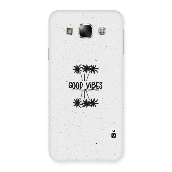 Good Vibes Rugged Back Case for Samsung Galaxy E5