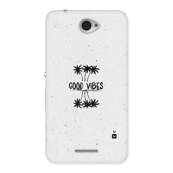 Good Vibes Rugged Back Case for Sony Xperia E4