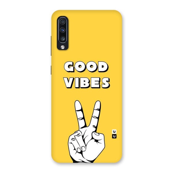 Good Vibes Victory Back Case for Galaxy A70