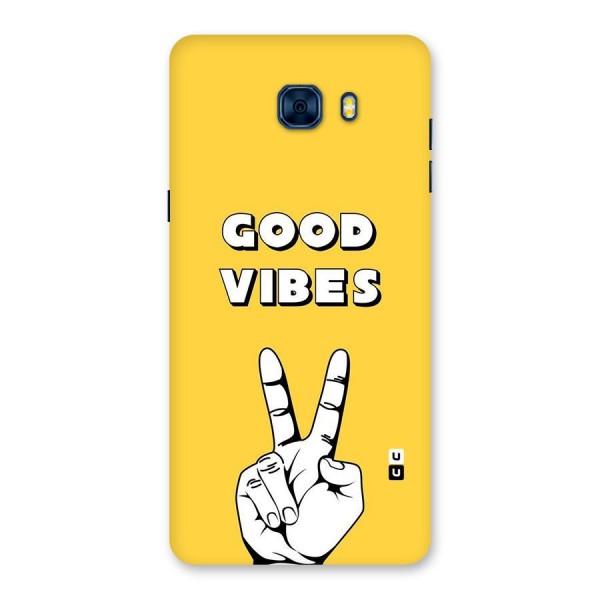 Good Vibes Victory Back Case for Galaxy C7 Pro