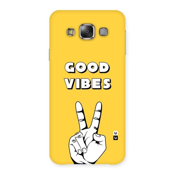 Good Vibes Victory Back Case for Galaxy E7