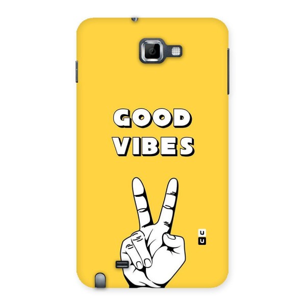 Good Vibes Victory Back Case for Galaxy Note