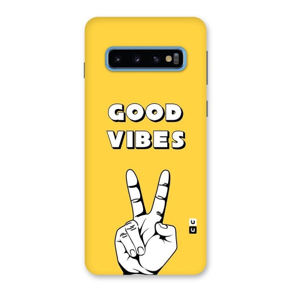 Good Vibes Victory Back Case for Galaxy S10