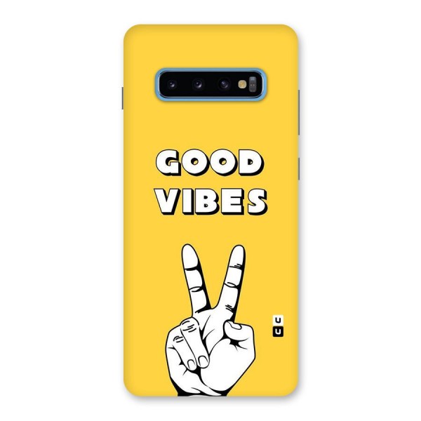 Good Vibes Victory Back Case for Galaxy S10 Plus