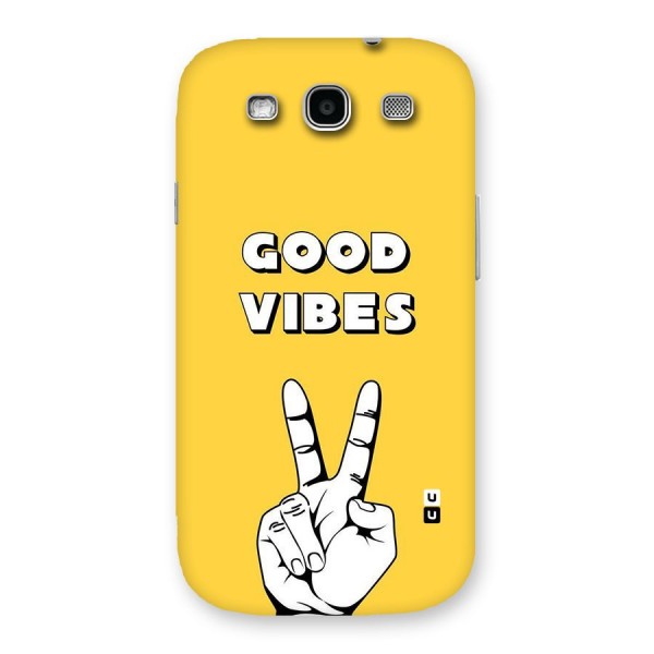 Good Vibes Victory Back Case for Galaxy S3