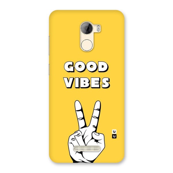 Good Vibes Victory Back Case for Gionee A1 LIte