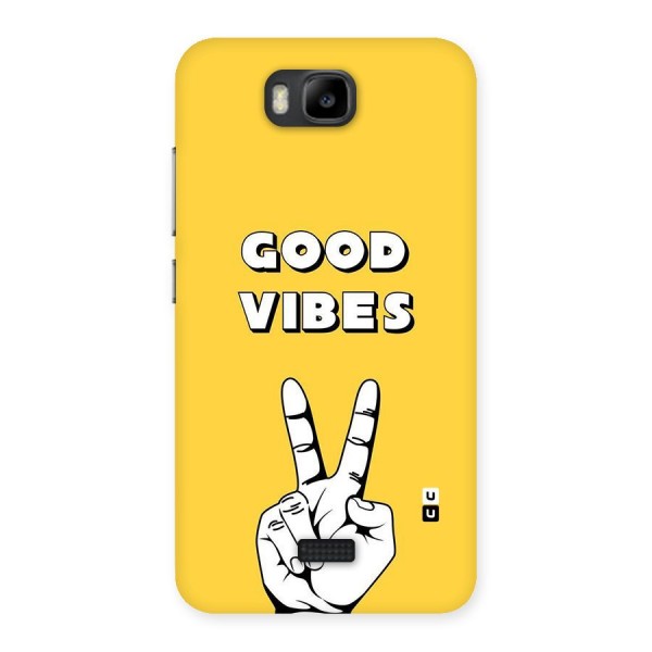 Good Vibes Victory Back Case for Honor Bee