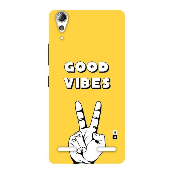 Good Vibes Victory Back Case for Lenovo A6000 Plus