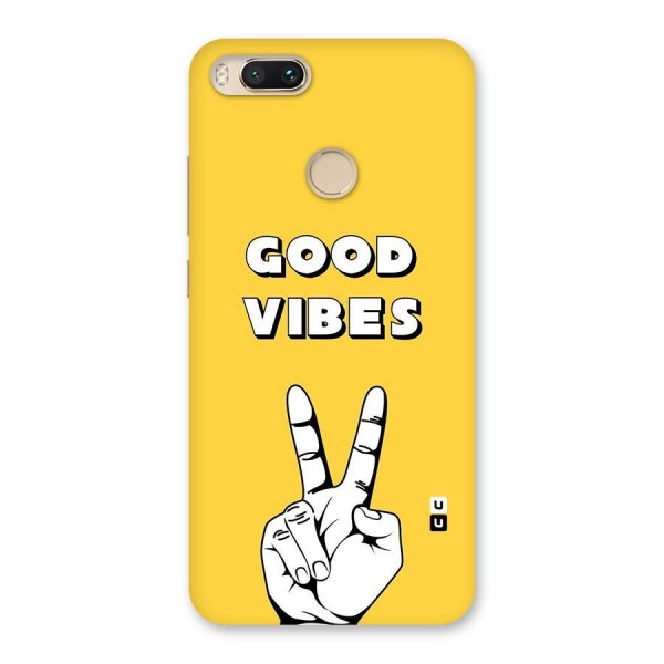 Good Vibes Victory Back Case for Mi A1