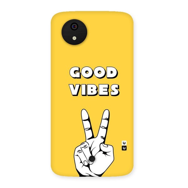 Good Vibes Victory Back Case for Micromax Canvas A1