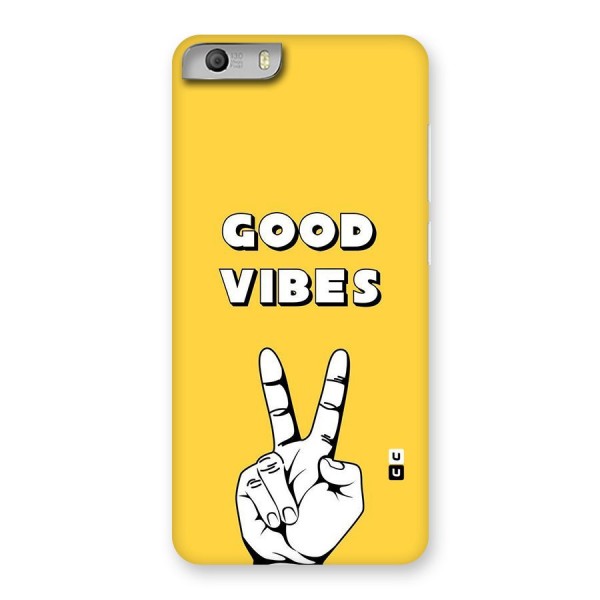 Good Vibes Victory Back Case for Micromax Canvas Knight 2