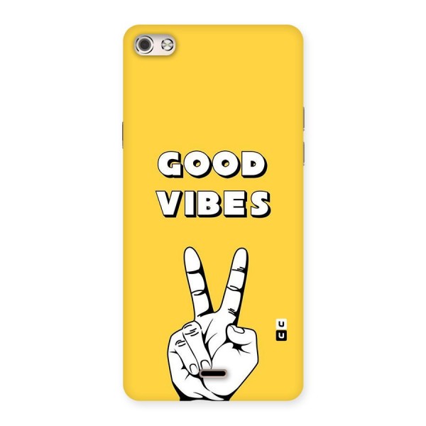 Good Vibes Victory Back Case for Micromax Canvas Silver 5