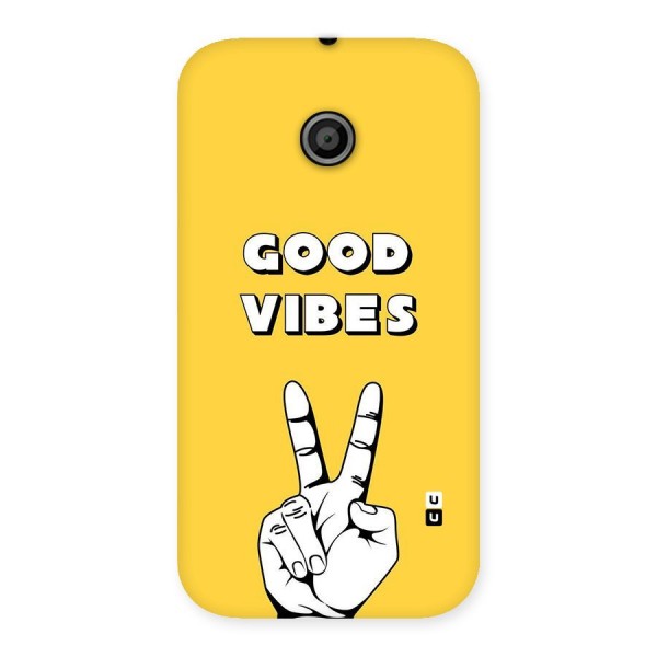 Good Vibes Victory Back Case for Moto E