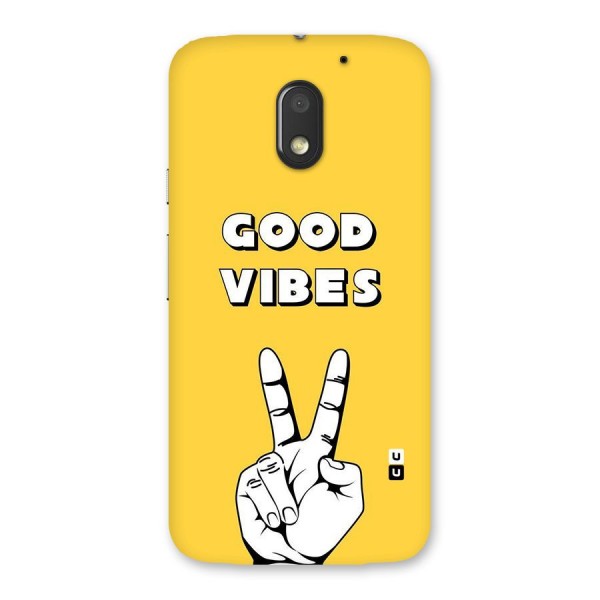 Good Vibes Victory Back Case for Moto E3 Power