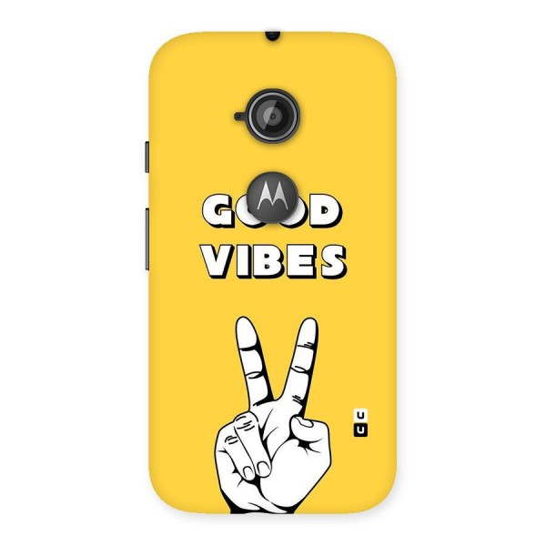 Good Vibes Victory Back Case for Moto E 2nd Gen