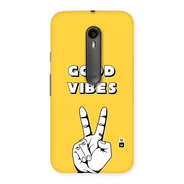 Good Vibes Victory Back Case for Moto G3