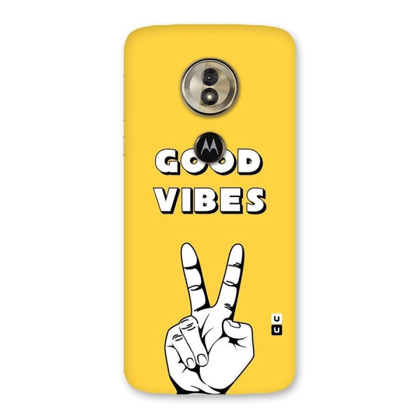 Good Vibes Victory Back Case for Moto G6 Play