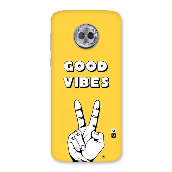 Good Vibes Victory Back Case for Moto G6 Plus