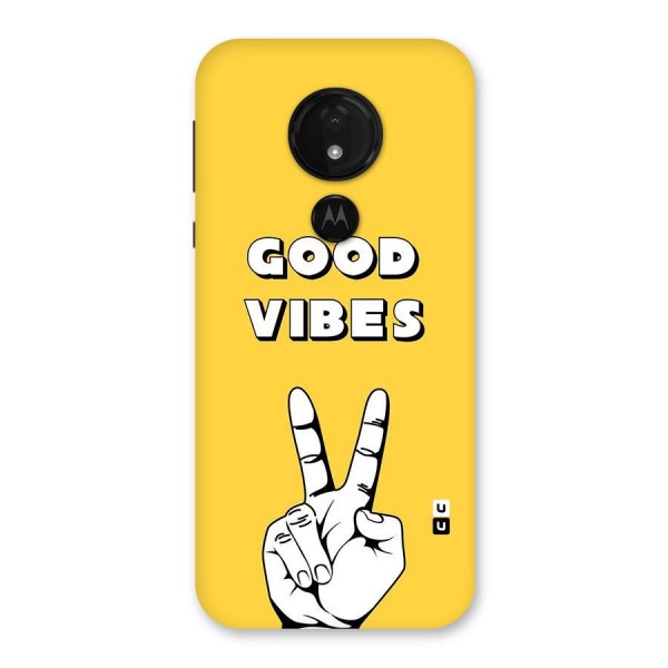 Good Vibes Victory Back Case for Moto G7 Power