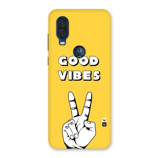 Good Vibes Victory Back Case for Motorola One Vision
