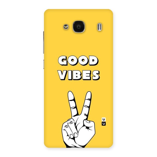 Good Vibes Victory Back Case for Redmi 2 Prime
