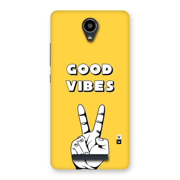 Good Vibes Victory Back Case for Redmi Note 2
