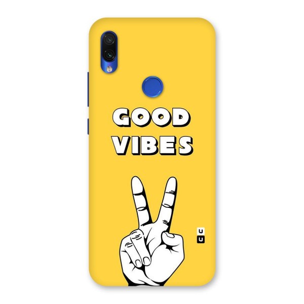 Good Vibes Victory Back Case for Redmi Note 7S