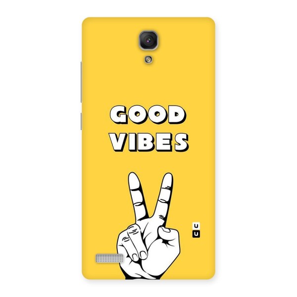 Good Vibes Victory Back Case for Redmi Note Prime