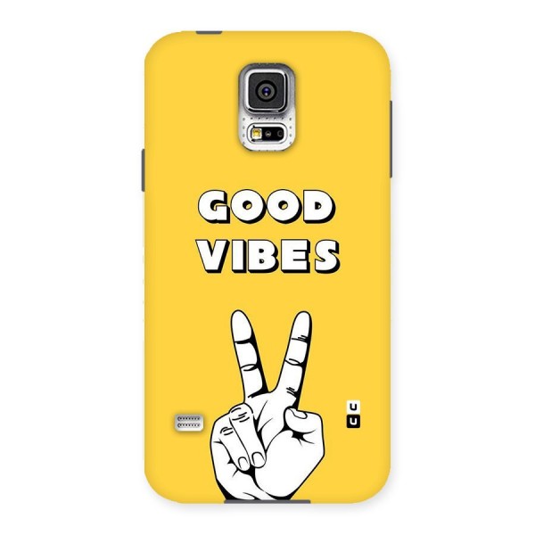Good Vibes Victory Back Case for Samsung Galaxy S5