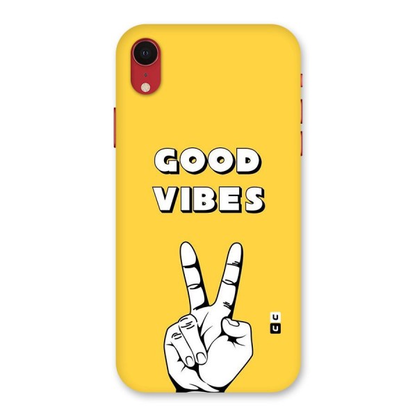 Good Vibes Victory Back Case for iPhone XR