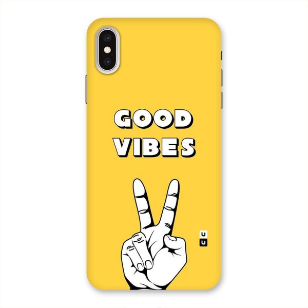 Good Vibes Victory Back Case for iPhone XS Max