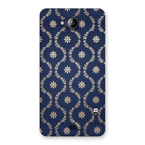 Gorgeous Gold Leaf Pattern Back Case for Canvas Play Q355