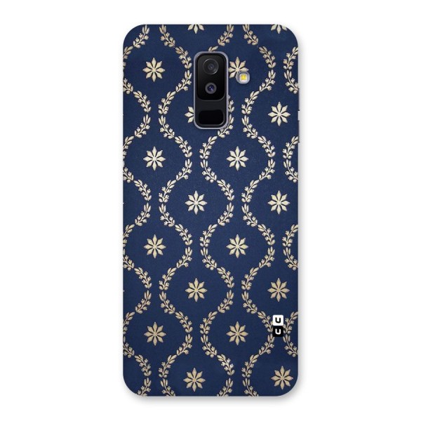 Gorgeous Gold Leaf Pattern Back Case for Galaxy A6 Plus