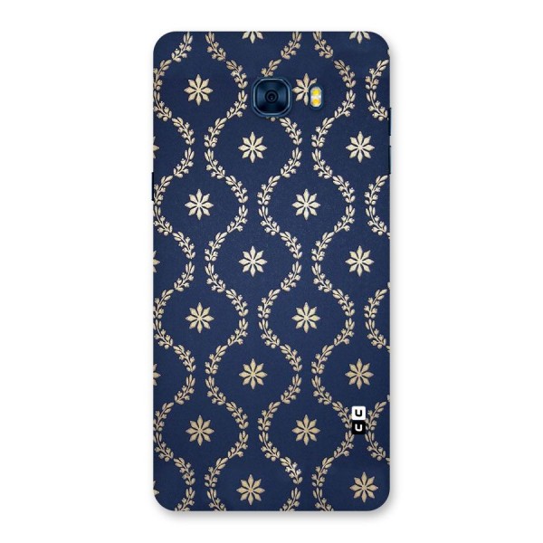 Gorgeous Gold Leaf Pattern Back Case for Galaxy C7 Pro